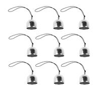 Garneck 20 Pièces Mini Cloches Cloche du Vent Décorations de Noël Décoration Suspendue du Jardin Silver