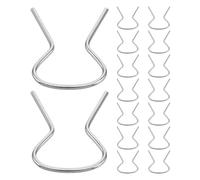 Garneck 200 Pièces Lot de 200 Clips de Fixation Métalliques pour Manivelle de Lève-vitre Manuelle, Goupilles Robustes Universelles en Acier pour Poignée de Porte Automobile, Accessoires de