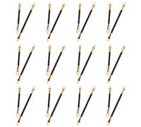 Garneck 24 Pinceaux à Paupières Double Embout en Éponge Mini Applicateurs Doux pour Maquillage Précis des Yeux Format Moyen 12 Pièces Petit et 12 Pièces Grand Bâtonnets, pour Usage