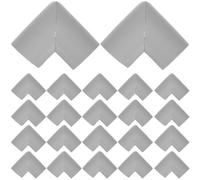 Garneck 24 Protections D’Angle en Mousse Grise pour Cadres Photo et Œuvres Coins D’Emballage pour Déménagement Protection Fragile pour Verre et Meubles Kit 24 Pièces pour Transport