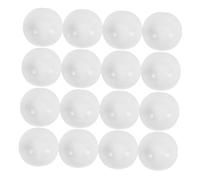 Garneck 25 Pièces Boule de loterie Boules en Plastique Transparent Capsules de Machine à Griffes distributeurs automatiques à Vendre gélules en Plastique Boules claires Blanche