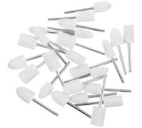 Garneck 25 pièces Kit Têtes de Meulage Feutre Laine Meules de Polissage pour Ongles Bijoux et Montres Différentes Formes Durables et Légères pour Gravure et Finition
