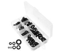 Garneck 250 pièces Rondelles Nylon Plates Isolantes pour Meubles Kit Assortiment avec Boîte et Résistant Support pour Connexions Électriques et Fixations