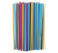 Garneck 260 Pièces Lot de 260 Filaments Pcl 2,5 MM X 15 CM pour Stylo 3D, Filament d'Impression Basse Température Multicolore, Recharges Compatibles pour Dessin et Création 3D à Domicile