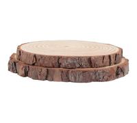 Garneck 2pcs de Bûches de Bois Décoratives pour Jardin en Plastique Kaki, Pierres de Pas Extérieures pour Aménagement et Décoration de Jardin