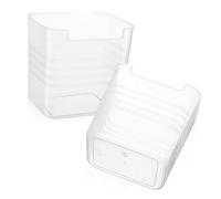 Garneck 2pièces Boîte De Rangement Réfrigérateur Transparente Organisateur De Cuisine Alimentaire pour Légumes Fruits Et Boissons Accessoire Pratique pour Optimiser Espace Design avec