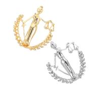 Garneck 2pièces Broche De Revers Lot De Insigne Avocat Pour Costume Homme Bijou Symbole De Justice Pour Juge Broche De Col Pour Tenues Formelles