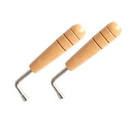 Garneck 2pièces ccordage Lyre Harpe Professionnelle Outil Ergonomique pour Ajustement Précis des Cordes Accessoire Fiable pour Instrument de Musique