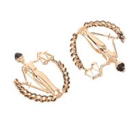 Garneck 2pièces Épingles Avocat Métal Broche Échelle Justice Épingles de Costume pour Hommes et Femmes Avocats Décoration pour Chemises et Costumes