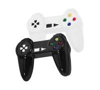 Garneck 2pièces Miniature Gamepad Alliage Réalistes Pour Décoration De Dollhouse Manette De Jeu Détail Précis Accessoire De Scène Pour Univers