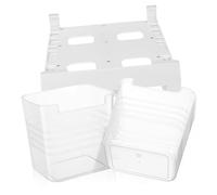 Garneck 2pièces Organisateur De Réfrigérateur Transparent Boîtes De Rangement pour Fruits Légumes Et Épices Pratique pour Cuisine Et Garde-Manger