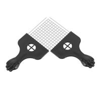 Garneck 2pièces Peignes Afro Acier Inoxydable avec Poignée Ambre Ergonomique Peignes à Dents Larges pour Cheveux Épais Bouclés Lot de Résistants pour Salon et Usage Domestique