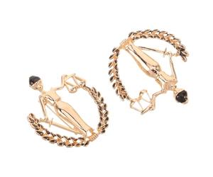 Garneck 2pièces Pendentif Justice Lot de Broches de Revers pour Homme Insigne Avocat Bijou de Droit et Équité Broche de Costume Style Juge