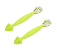 Garneck 2pièces Râpe à Citron Multifonction Ustensile Robuste Pour Jus Et Zestes Design Marteau Pratique Pour Cuisine Et Bar Coloris Vert