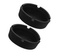Garneck 2pièces sous-Verres Insulés Silicone pour Bouteilles De Vin De Cendriers Antidérapants pour Décoration De Table Et Utilisation Quotidienne Compatible avec Bouteilles De Vin Et