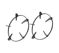 Garneck 2pièces Support De Cuisinière Fer Pour Plaque Cuisson Gaz Râtelier Résistant Chaleur Pour Wok Stable Cadre De Cuisson Sûr Pour Cuisine Familiale Et Professionnelle