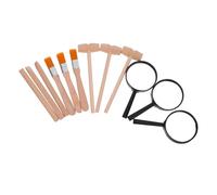 Garneck 3 Ensembles Outils de Fouille pour Garçon Fille avec Marteau et Outils de Creusement Jouets Éducatifs pour Archéologie et Les Secrets Passé