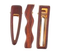 Garneck 3 Pièces Accessoires de Coiffure Chinoise Élégants pour Femmes Barrettes Miniatures Forme de pour Tenues Traditionnelles et Usage