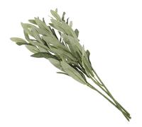 Garneck 3 pièces Lot de Branches Décoratives Artificielles Olivier Réalistes sans Fruits Rameaux Décoratifs pour Vase Décoration Intérieure sans Entretien