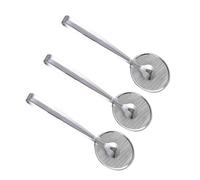 Garneck 3 pièces Passoire Inox avec Clip Multifonction Cuillère Filtreuse Tamis à Mailles Fines pour Cuisson et Friture Pince à Aliments pour Égoutter Huile