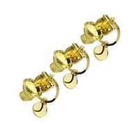 Garneck 3 pièces Porte Clés Original Toilette Doré Réaliste Lot de Pendentif pour Clés et Sac Breloque Compacte et Portable pour Sac à Dos ou à Main