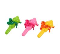 Garneck 3 Pièces Robot Sucette Enfant Porte-Sucette Pop-up Pop éclair Porte Sucette pour Enfant Encre de Monstres Stand de Sucette souffleur de Bulles Dinosaure Plastique