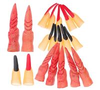 Garneck 30 Pièces Accessoires de Costume Halloween Faux Ongles de Simulation pour Fête Cosplay et Mascarade Parfaits pour Lectures et Événements Festifs
