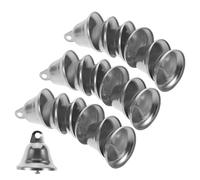 Garneck 30 Pièces DIY Metal Jingle Bells Vintage Pendant for Crafts Hanging Decorations for Wedding Christmas Door Wind Chimes and Home Charm