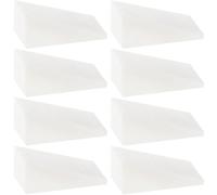 Garneck 30Pcs Tampons de Manucure Compacts pour Estampage Nail Art, Sponges à Ongles Blancs pour Salons et Studios