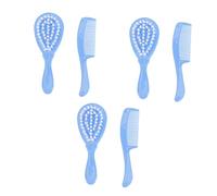 Garneck 3ensembles Brosse De Bain Pour Garçon Fille Avec Peigne Kit De Lavage De Cheveux Compact Brosse De Massage Pour Tête Garçon Fille