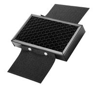 Garneck 3pièces Filtre De Lumière Portable avec Grille Nid Abeille pour Flash Accessoire pour Contrôle Éclairage Conception Unique Et Pratique Installation Facile avec Système De