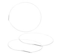 Garneck 3pièces Joint de Porte de Lave-linge avec Ressort et Anneau de Fixation pour Laveuse à Chargement Frontal Couleur Argent