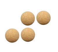 Garneck 4 Bouchons en Liège Réutilisables Beige pour Bouteilles de Vin, Forme Sphérique en Bois, Lot de 4, Protection la Poussière et Étanchéité