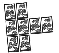 Garneck 4 Ensembles -Livres en Fer Forgé Document Le Livre De Chien Se Termine des Stands -Livre Clair Attraper des Étincelles Rack De Livres Le Fer Black 2 Pièces * 4