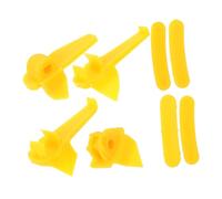 Garneck 4 ensembles Wheel Rim Edge Protector Inserts For Tire Machine Durable Nylon Protective Covers For Tire Removal Efficient And Safe