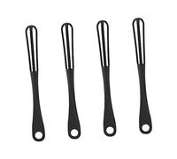 Garneck 4 pièces Batteur à Œufs Manuel PP Cuisine Ergonomique Antidéformation Mousseur Lait et Mélangeur pour Pâtisserie et Cuisine Quotidienne Réutilisable