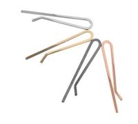 Garneck 4 Pièces Clips à Cravate pour Hommes Accessoire Élégant Doré et Argenté Maintien Sécurisé pour Fêtes Réunions et Événements