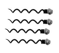 Garneck 4 pièces Mèche Spirale de Remplacement pour Ouvre Bouteille Métal Accessoire de Réparation Tire Bouchon Adapté Aux Bouteilles de Vin Bière et Soda