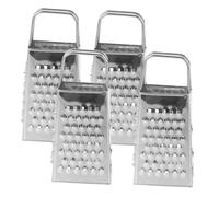Garneck 4 pièces Râpe à Fromage Multifonction Faces Acier Inoxydable Râpe à Ail et Zesteur Pratique et Stable pour Cuisine Fruits Légumes et Fromages