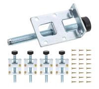 Garneck 4 Pieds de Nivellement Réglables pour Meubles Grands, en Métal Robuste Vis de Serrage, Écrous de Verrouillage et Clé, Accessoires pour Tables, Armoires, Étagères - Kit 4 Pièces