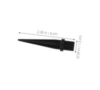 Garneck 46 Pièces Kit Extension Oreilles Écarteurs Côniques pour Piercing Corporel Accessoires de Piercing Unisexes