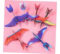 Garneck 48 Pièces Jouets d'avion en Mousse Jouets D'extérieur pour Enfants Fête des Avions Dinosaures Planes Dinosaure Cotillons d'avion d'enfant Avion Volant Eva Couleur Aléatoire