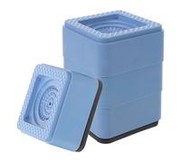 Garneck 4pièces Coussinets Anti-vibrations Pour Lave-linge Patins De Nivellement Pour Machine à Laver Tapis Pour Stabiliser Appareils Électroménagers