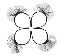 Garneck 4pièces Lot De Coiffes Fantômes Pour Halloween Serre-têtes Fantômes Pour Cheveux Accessoires De Déguisement Pour Cosplay Et Fêtes Halloween