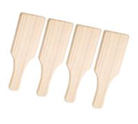 Garneck 4pièces Outils Paddle Bois pour Argile Lisse Modélisation Pottery Board pour Sculpture DIY Outils de Poterie sans Bords Tranchants pour Adultes et Adolescents