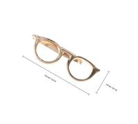 Garneck 4pièces Pinces Cravate Hommes Design Lunettes Barrette Cravate Slim Classique Et Élégant Pour Tenue Formelle Business