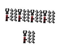 Garneck 5 Ensembles Articles De Fête Clips De Sécurité pour Bouteille De Bougie Pinces À Chandelier Clip D'extension De Vin Agrafes Sûres Porte-Bouteille Black Plastique 9 Pièces * 5