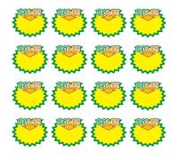 Garneck 50 Pièces Étiquettes de Prix de Vente en Papier Jaune pour Marchés et Ventes Spéciales Panneaux Publicitaires Attirant L'attention des Clients Lors de Garage ou Carnavals