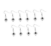 Garneck 5paires Boucles Oreilles Disco Boule Pendantes pour Femmes Design Années Lot de Argentées Accessoires pour Soirées