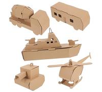 Garneck 5Pièces Puzzle Papier Modèles Hélicoptère pour Assemblage Interactifs Éducatifs pour Développer Coordination et Cognition